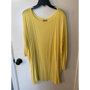 Yellow Piko Dress